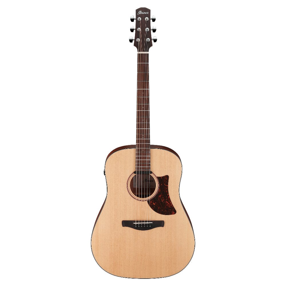 ibanez electro acoustic guitars open pore natural ibanez aad100e advanced acoustic series electro acoustic guitar #color_open-pore-natural